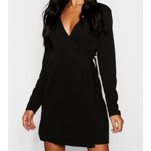 Tall wrap skater dress
